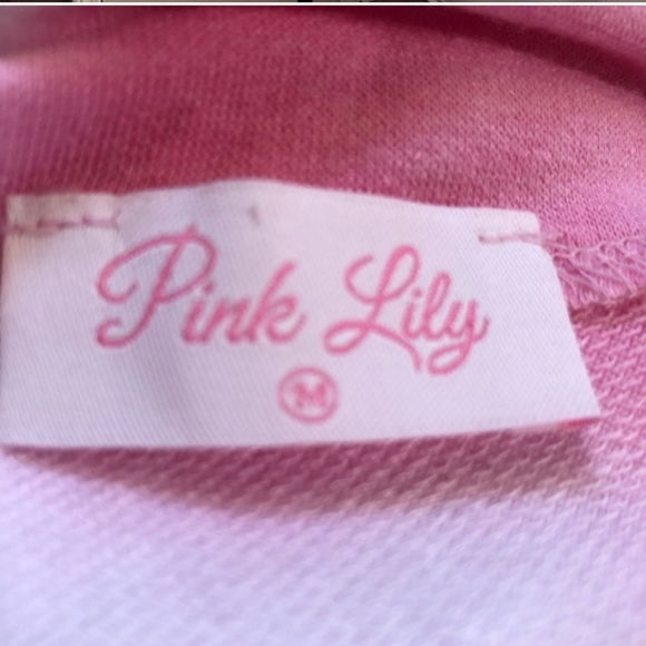 Pink lily ... pink and white tie-dye Romper - Picture 10 of 13